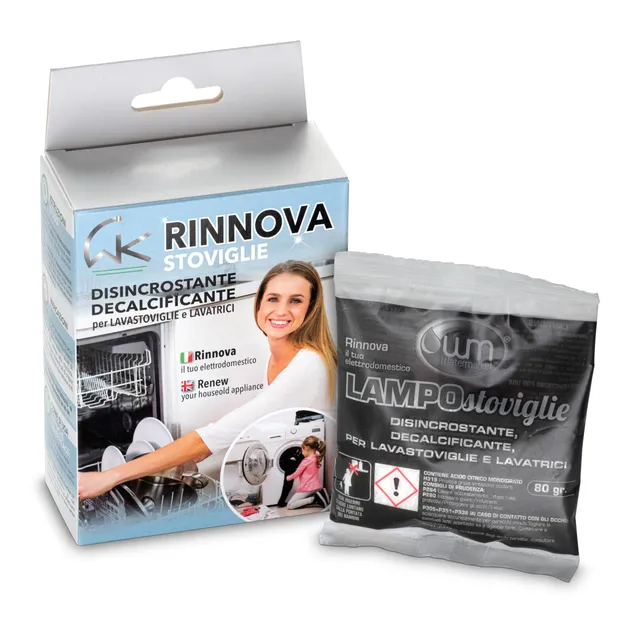 WK Rinnovastoviglie decalcificante 3 bustine anticalcare