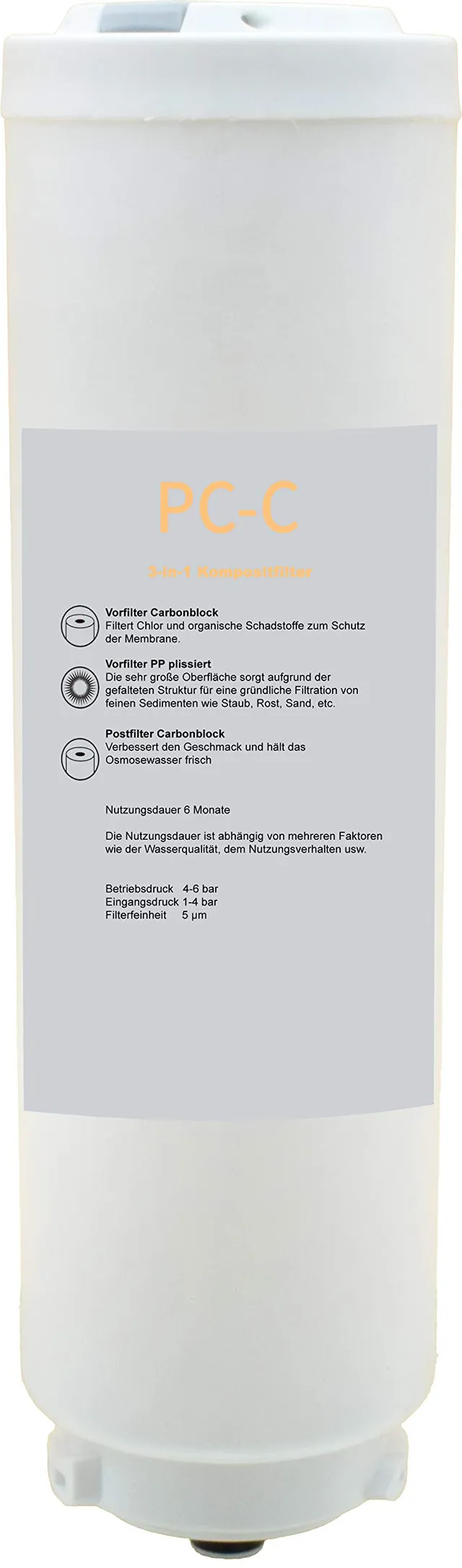 AB Group Purway PC-C Filtro Osmosi PUR Connect 600 GPD Ricambio