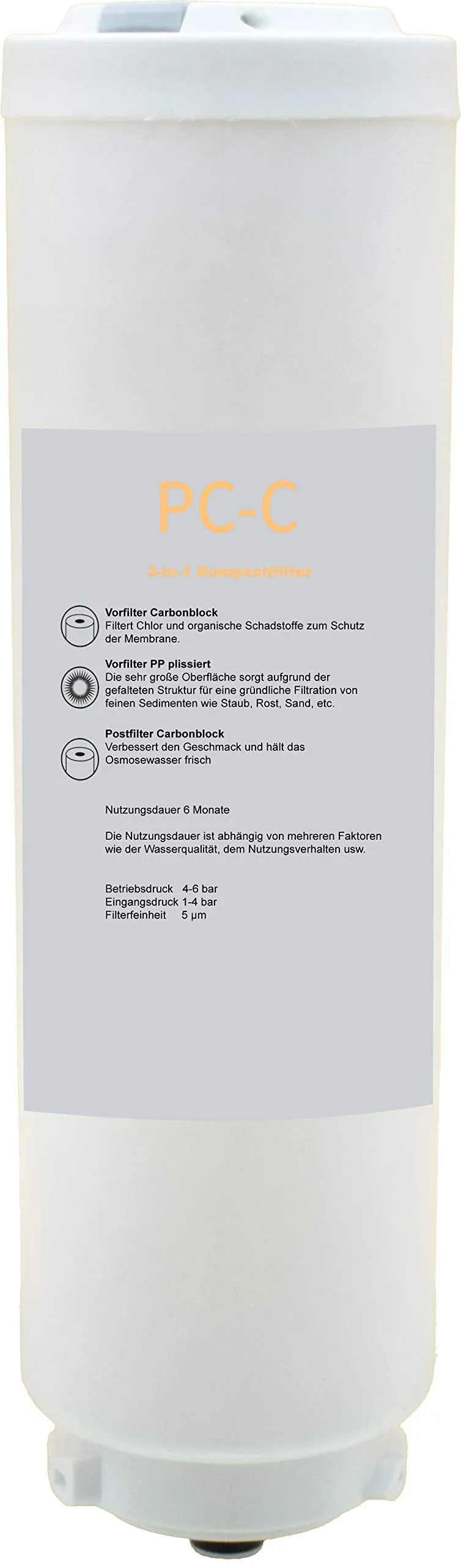 AB Group Purway PC-C Filtro Osmosi PUR Connect 600 GPD Ricambio