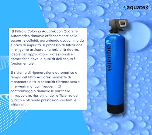 Aquatek QZF-070 filtro quarzite automatico 650 l/h