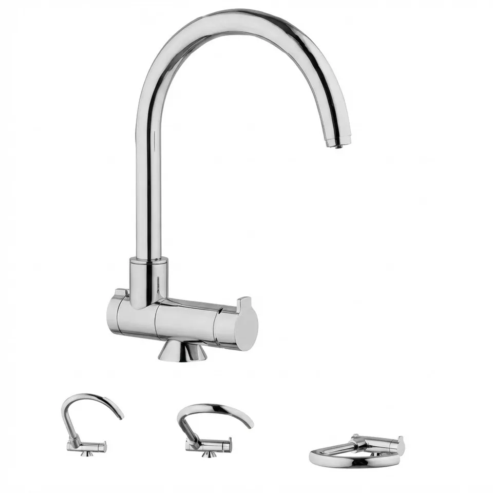 Acqua-Club 3813W miscelatore 3 vie abbattibile sottofinestra
