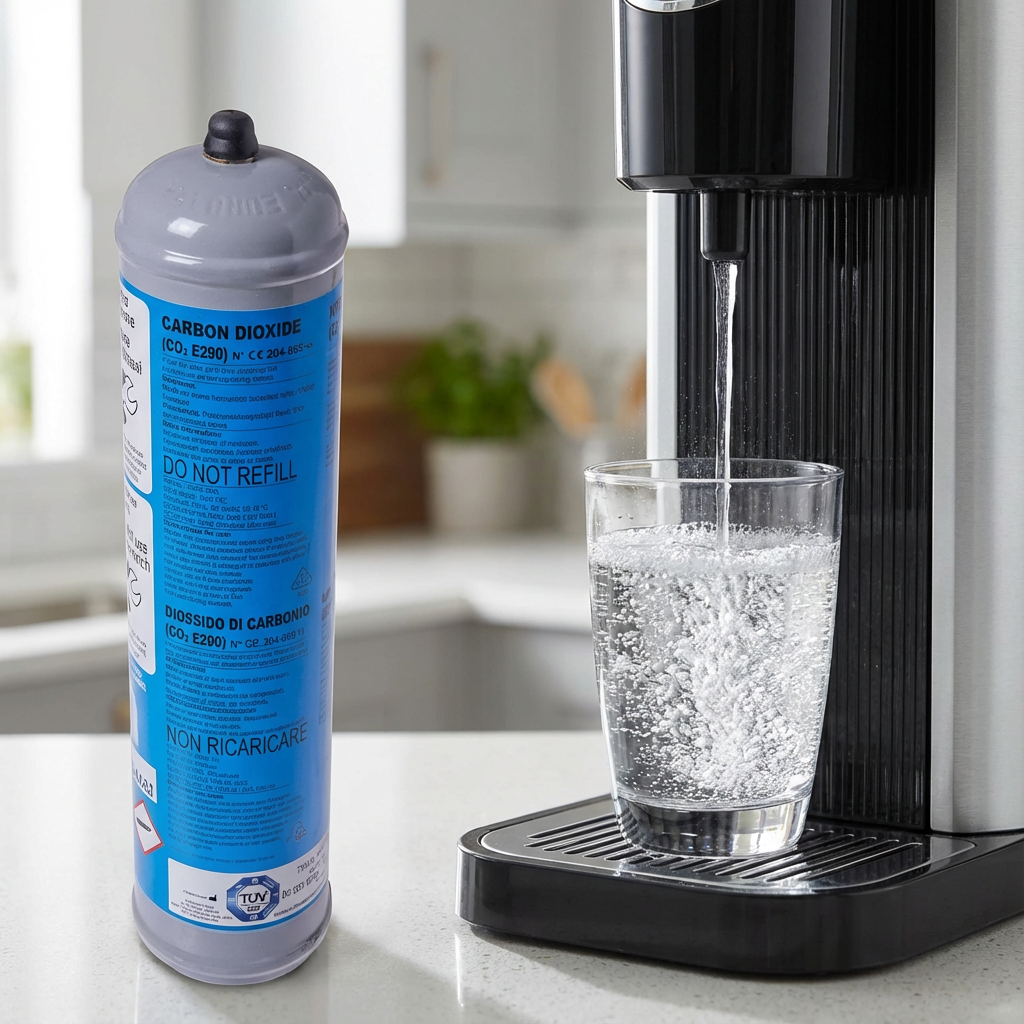 Acqua-Club Bombola CO2 ricaricabile 1 kg gasatore