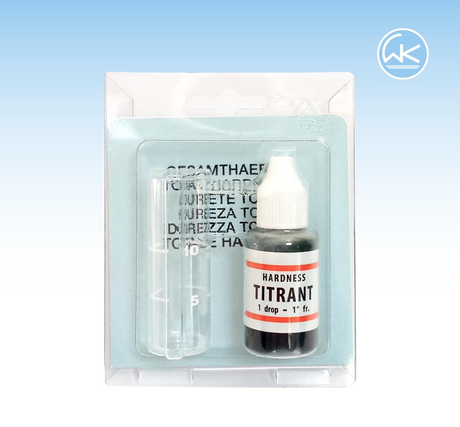 WK Kit Test Durezza Acqua 10 ml con provetta