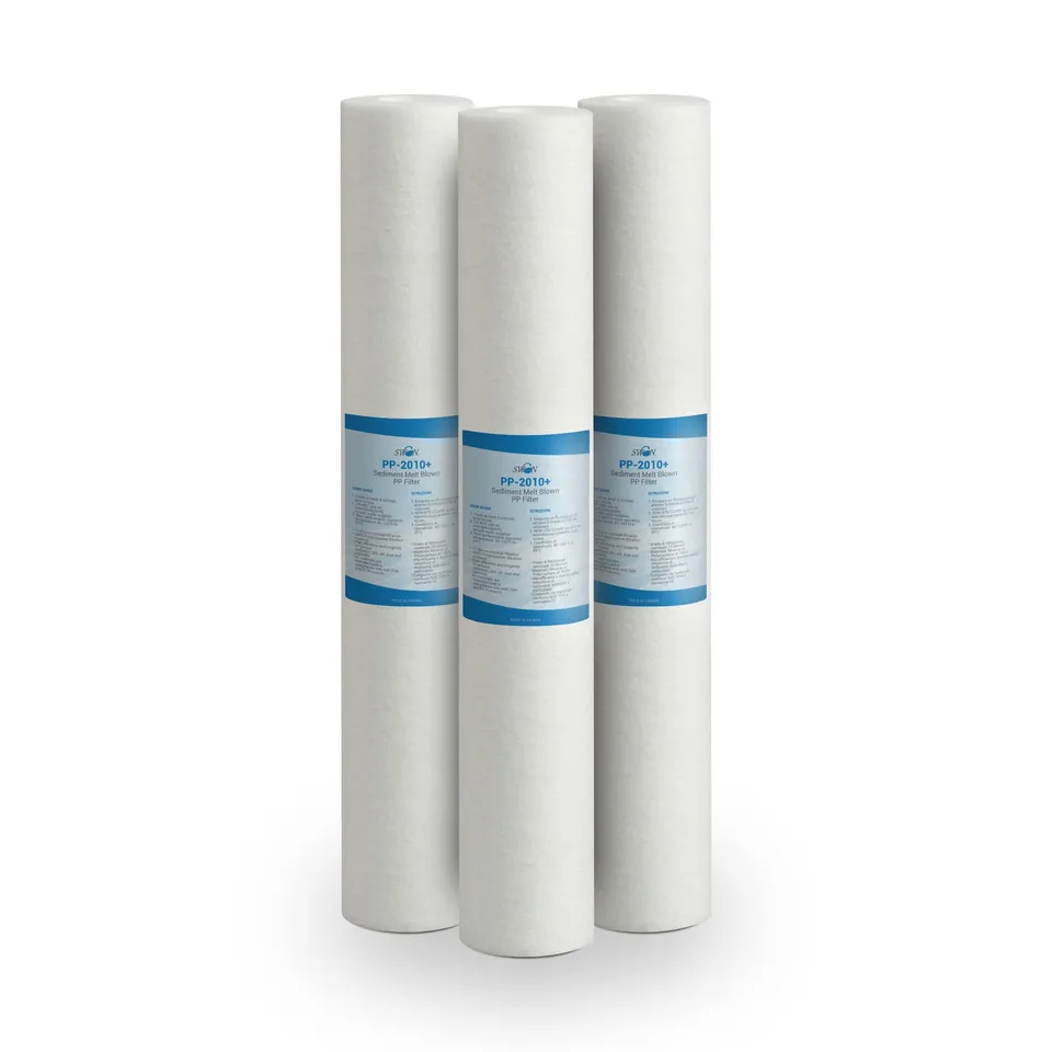 Bellerofonte Filtro Sedimenti 20 Pollici Cartuccia 10 Micron 3 Pezzi