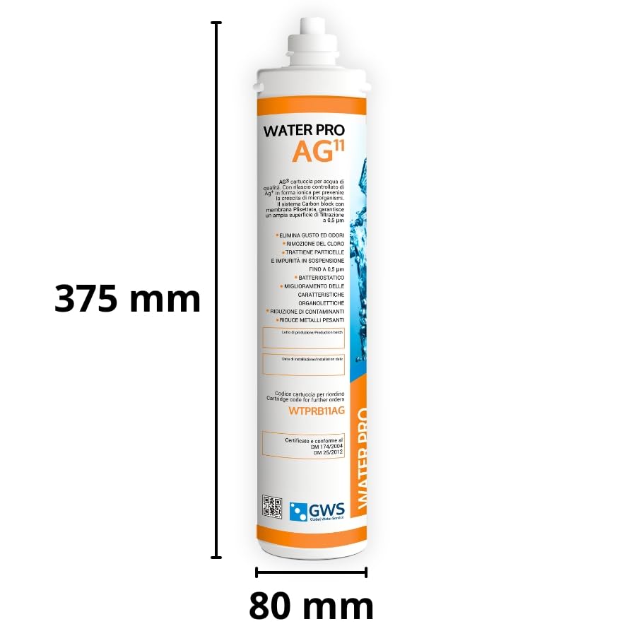 Bellerofonte Water Pro AG11-SW filtro acqua 0,5 micron
