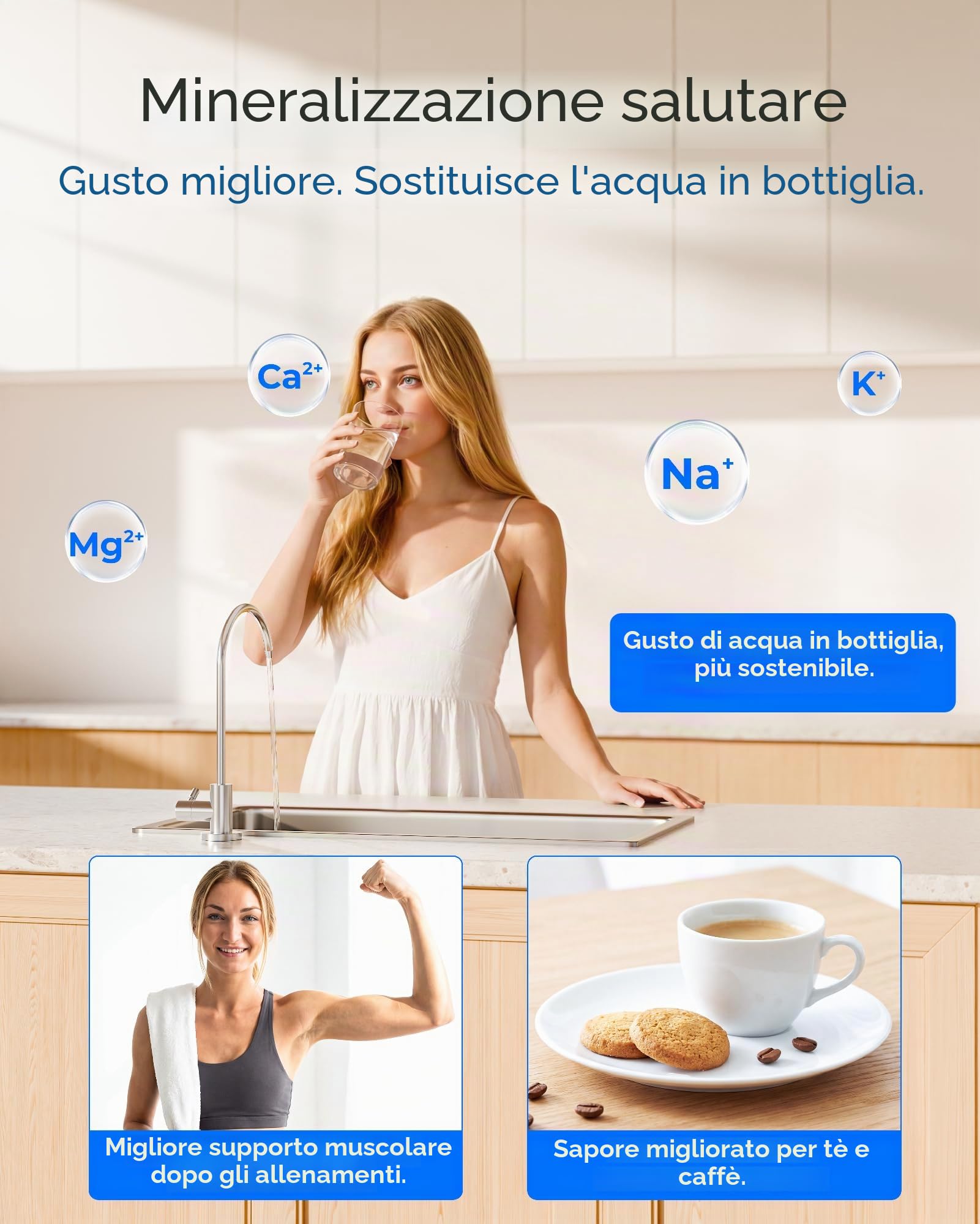 Waterdrop T3-T Sistema Osmosi Inversa 7 Stadi Rimineralizzante