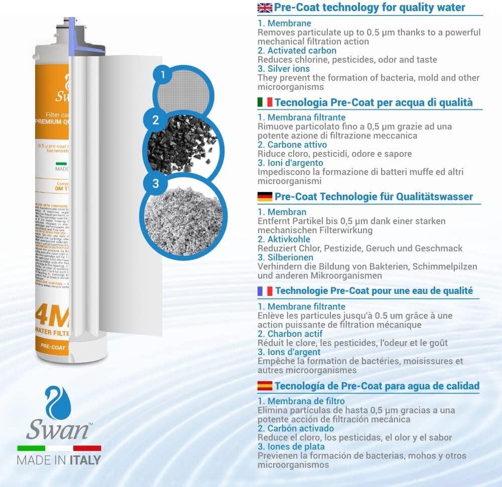 Bellerofonte 4MF AG Filtro Baionetta Antibatterico 11000L