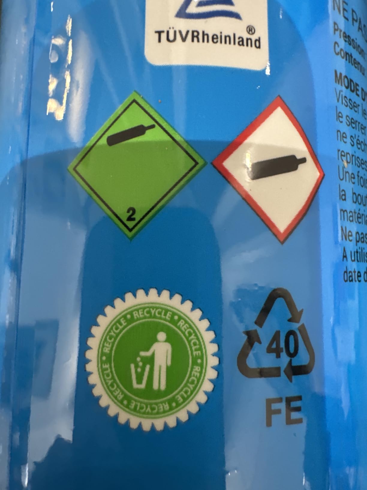 Bellerofonte Bombola CO2 600g per Gasatore 12 Pezzi E290