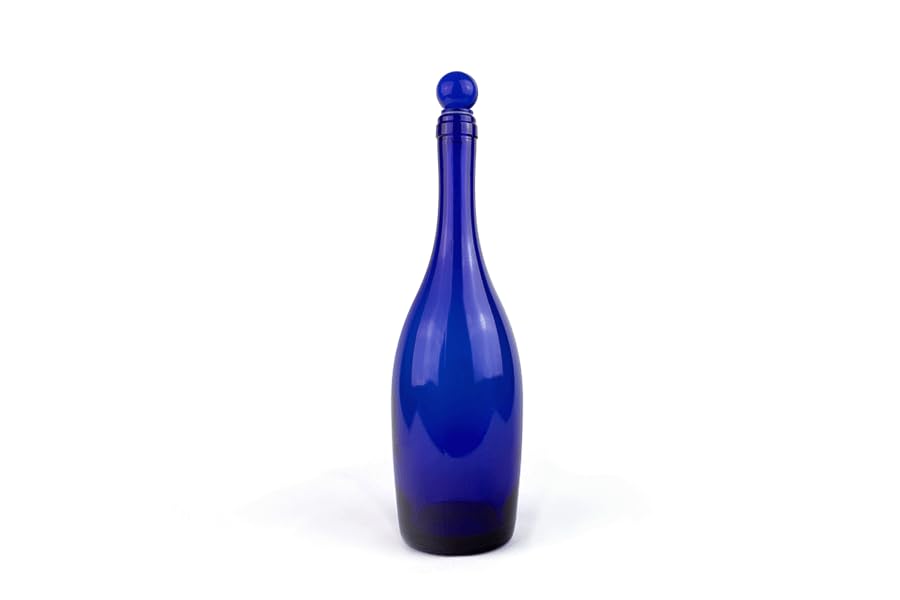 Bellerofonte Elegance Bottiglia Vetro Blu 750 ml 6 Pezzi Pressione
