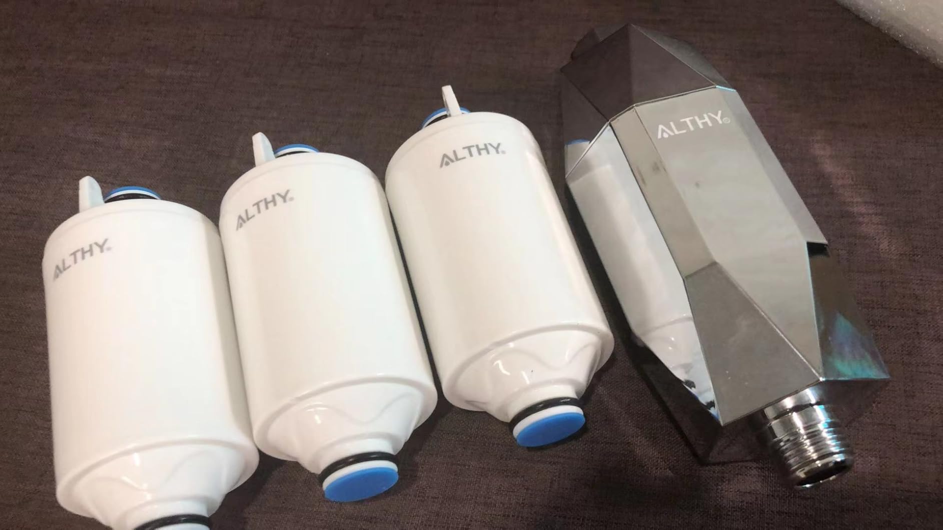 ALTHY SF100 filtro doccia vitamina C kit 4 cartucce anticalcare