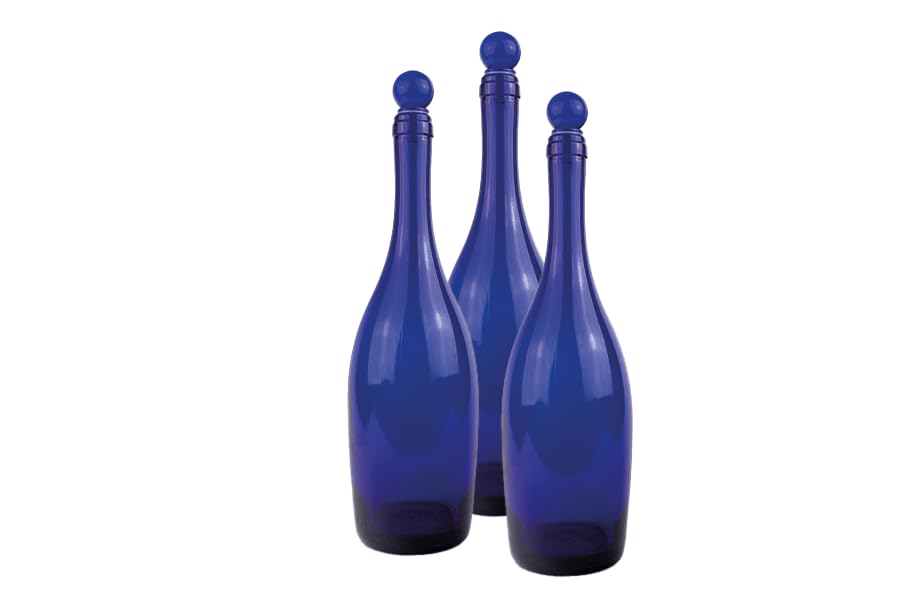 Bellerofonte Bottiglie Vetro Blu 750 ml tappo pressione 3 pz