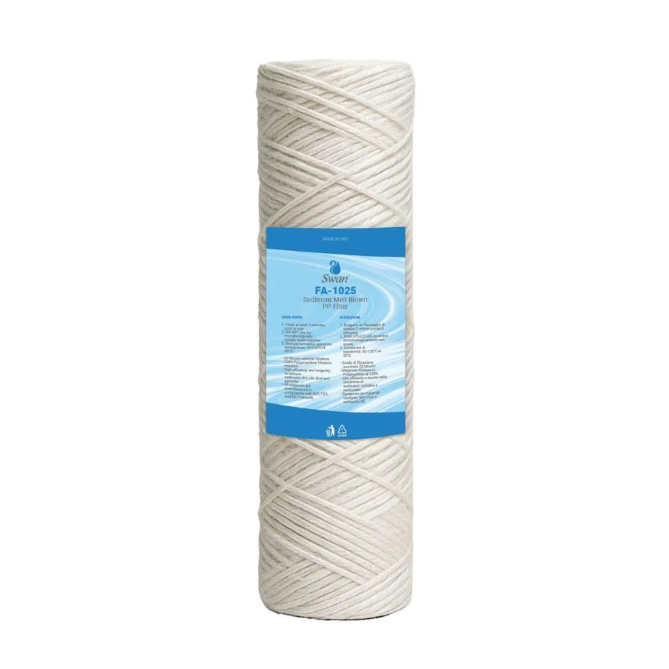 Bellerofonte Cartuccia Filtro Acqua 10" 25 Micron 1 Pezzo
