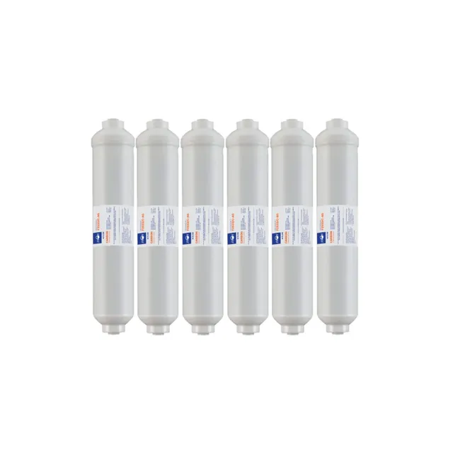Bellerofonte Filtro in Linea Carbone Argento 10" 6 Pezzi Antibatterico