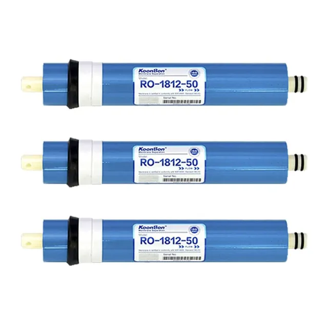 Bellerofonte RO-1812-50 membrana osmosi inversa 50 GPD 3 pezzi acqua pura