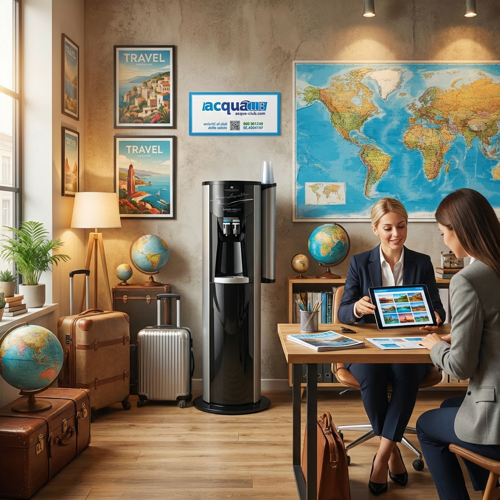 Acqua-Club Smart Cooler erogatore acqua ambiente e fredda display LED