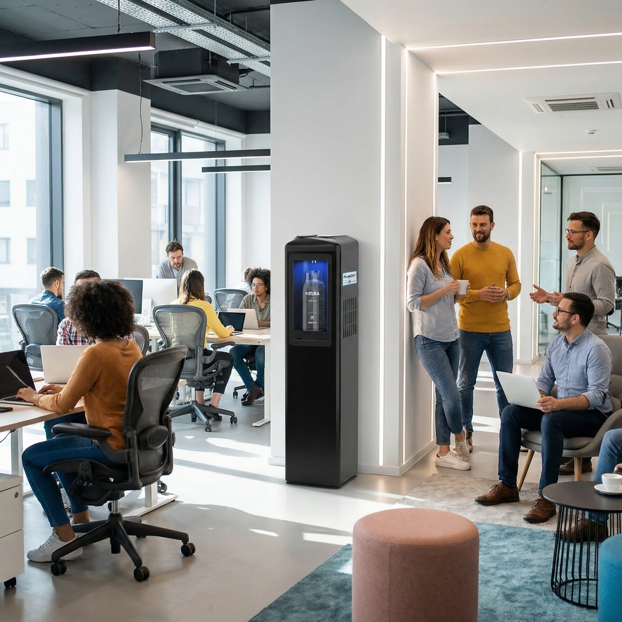 Zerica Futura Erogatore Acqua a Pavimento 30 l/h gasata
