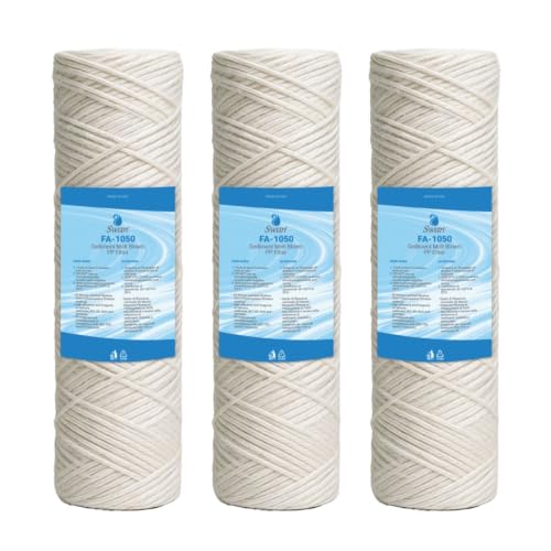Bellerofonte 10 Pollici 50 Micron cartuccia filo 3 pezzi