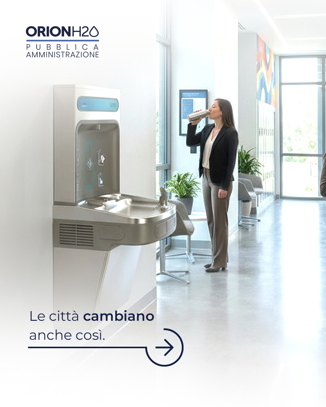 Orion H2O Aqua Wall I-Vision depuratore acqua parete display