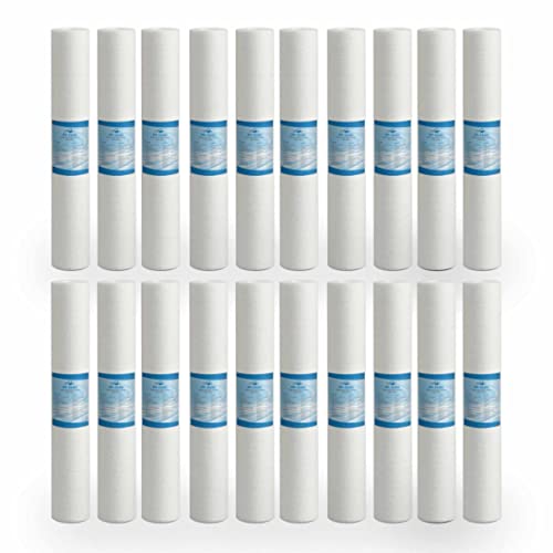 Bellerofonte Filtro Sedimenti 20 Pollici 10 Micron Cartuccia 20 Pezzi