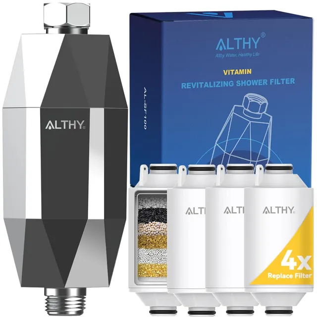 ALTHY SF100 filtro doccia vitamina C kit 4 cartucce anticalcare