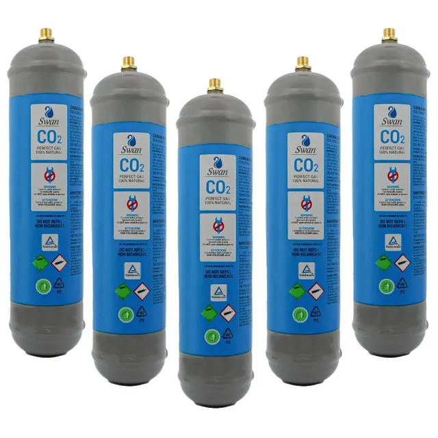 Bellerofonte Bombola CO2 600 g M11x1 usa e getta 5 pz