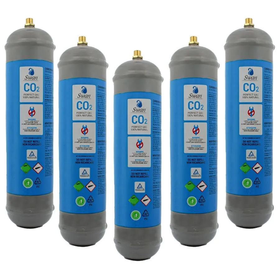 Bellerofonte Bombola CO2 600 g M11x1 usa e getta 5 pz