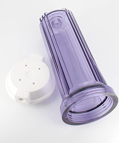 Bellerofonte Tazza 10" portafiltro acqua 1/4" trasparente
