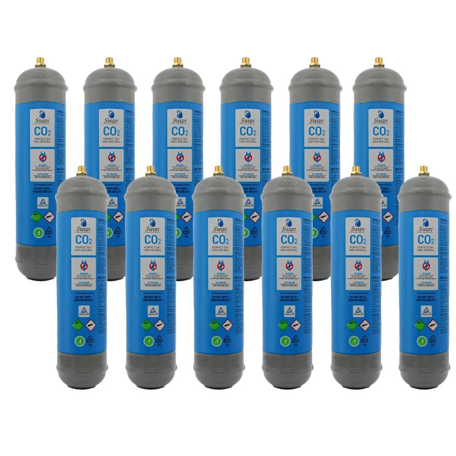 Bellerofonte Bombola CO2 600g per Gasatore 12 Pezzi E290