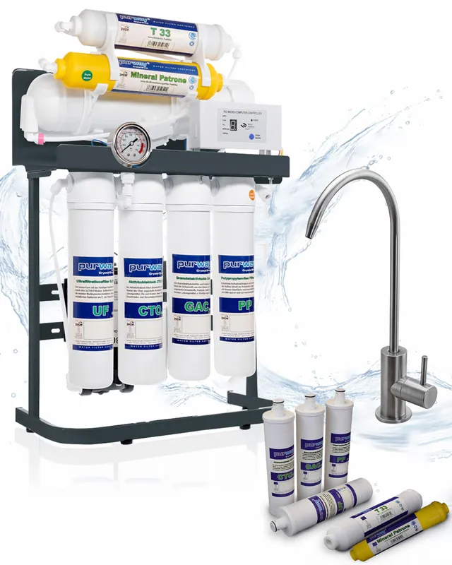 AB Group PUR Booster Quick 7 600 GPD impianto osmosi