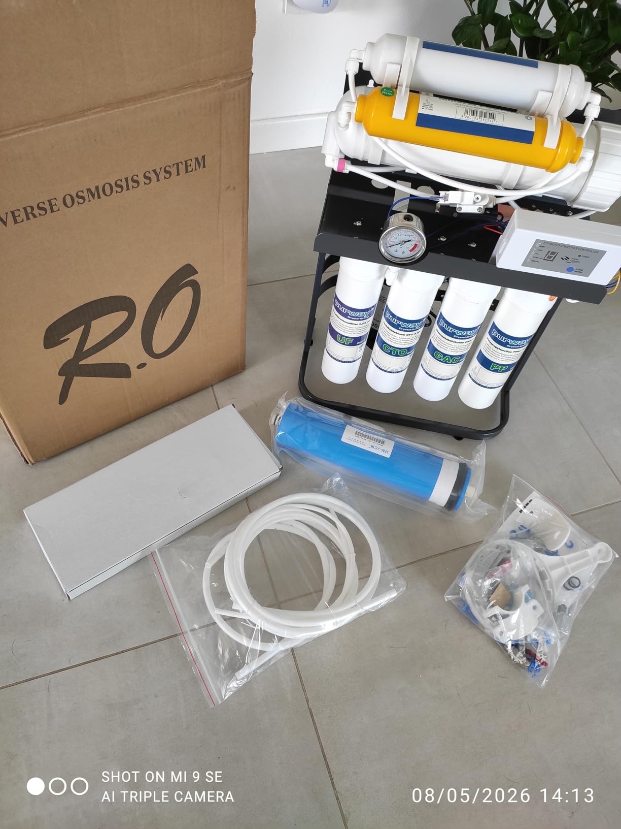 AB Group PUR Booster Quick 7 impianto osmosi 600 GPD