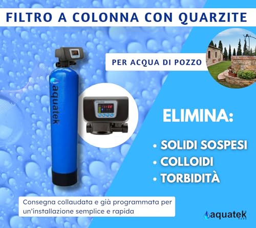 Aquatek QZF-070 filtro quarzite automatico 650 l/h