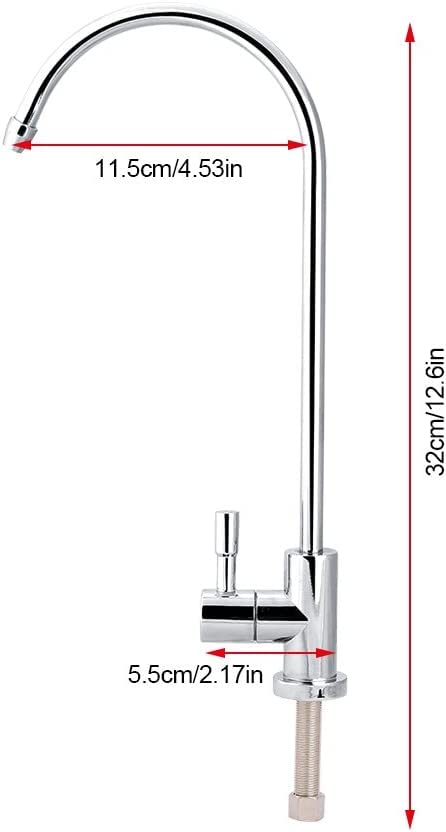 Bellerofonte Grace rubinetto 1 via acqua filtrata acciaio