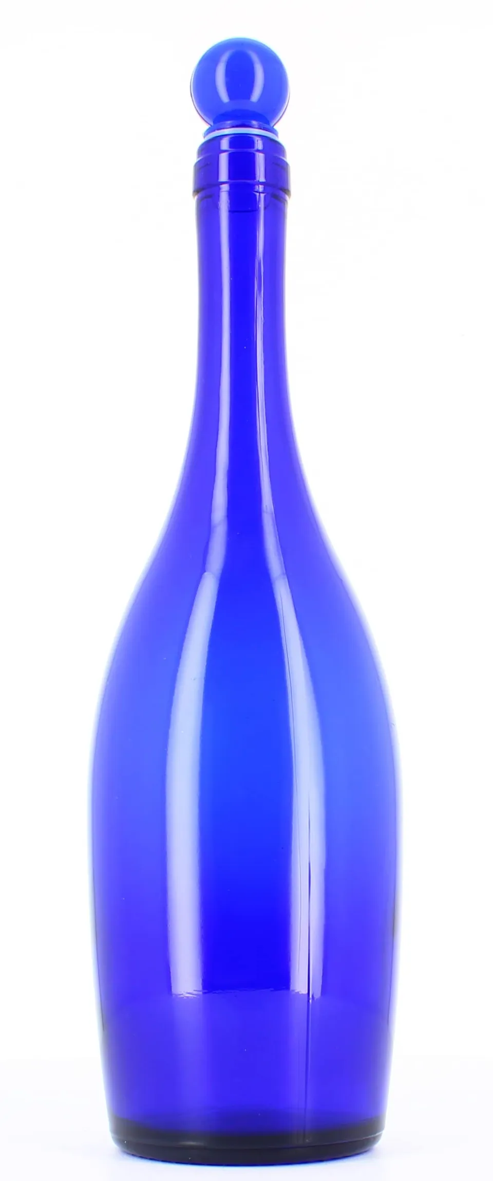 BELLEROFONTE bottiglia vetro blu 750 ml tappo a pressione
