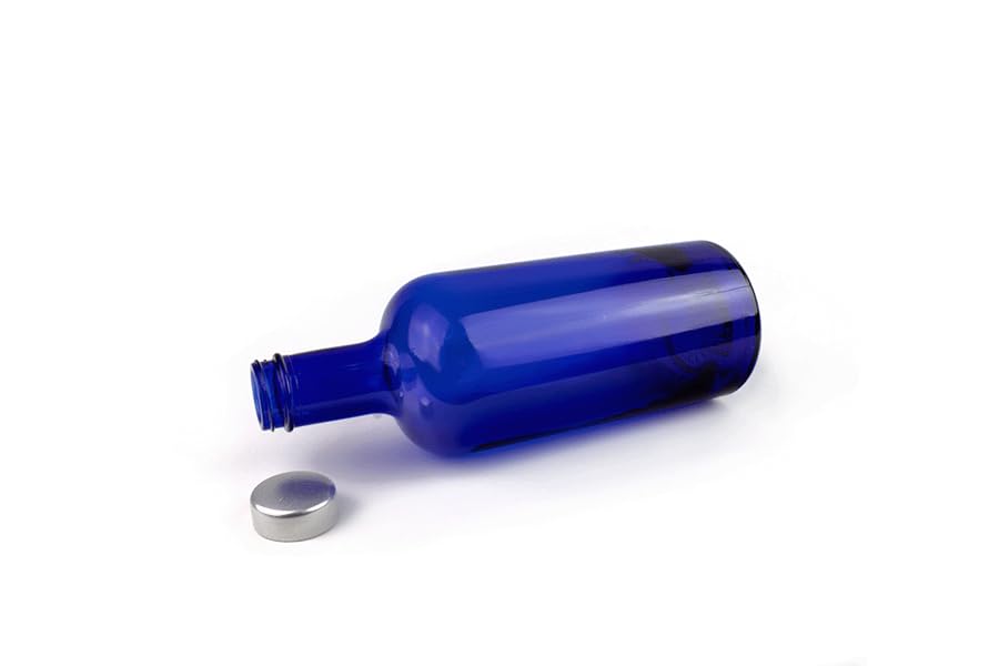 Bellerofonte Gin bottiglia vetro blu 750 ml 2 pezzi
