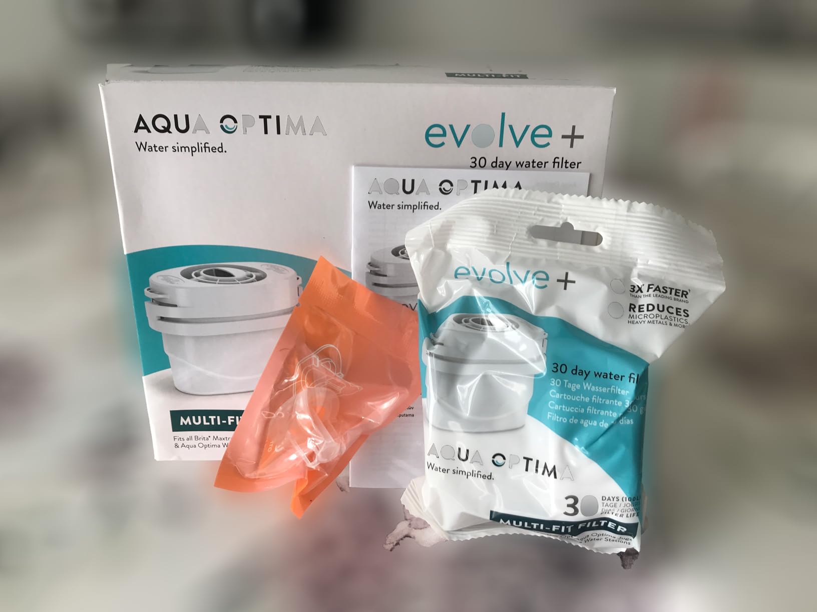 Aqua Optima Evolve+ Filtro Acqua Caraffa 6 Pezzi Anticalcare