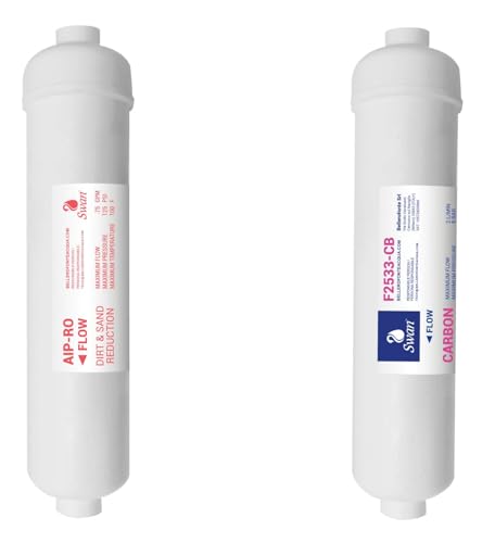 Bellerofonte Filtri Osmosi Inversa 10" Set 2 Pezzi Carbone