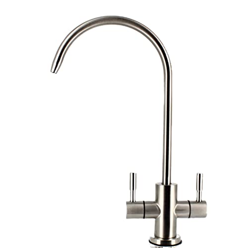 Bellerofonte 2 Vie Rubinetto Cucina Acciaio Inox Osmosi