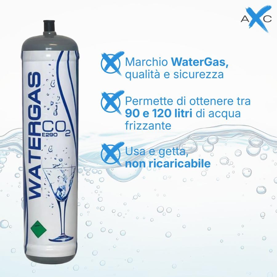 Bellerofonte Bombola CO2 600g gasatore M11x1 E290 4 pezzi