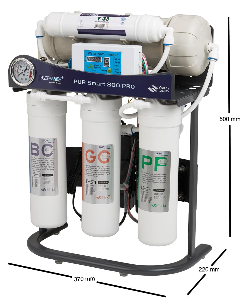 AB Group PUR Smart 800 PRO Impianto Osmosi 800 GPD Directflow