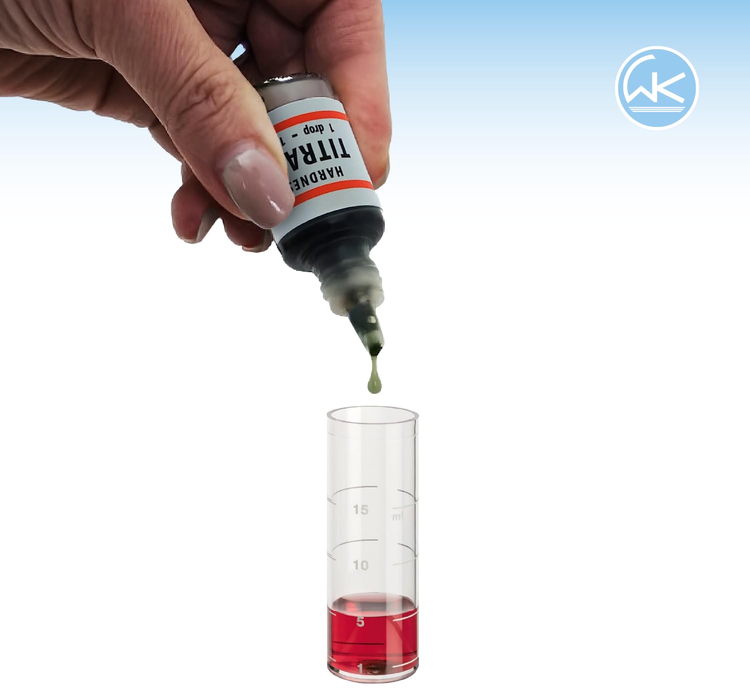 WK Kit Test Durezza Acqua 10 ml con provetta