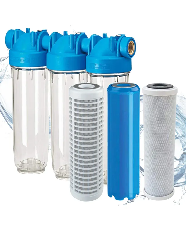 AB Group DP10 Trio filtro acqua ferro 3/4" 10 micron