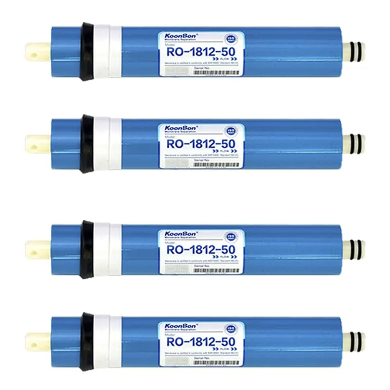 Bellerofonte RO-1812-50 membrana osmosi inversa 50 GPD 4 pezzi scorta