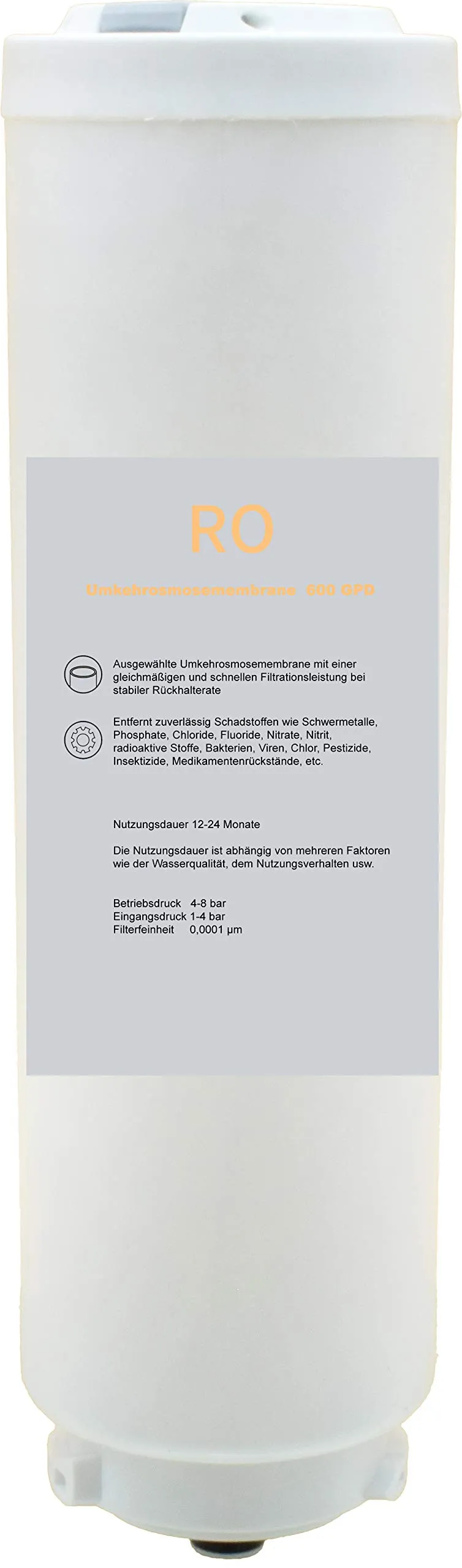 AB Group PUR Connect 600 GPD membrana osmosi Quick Change