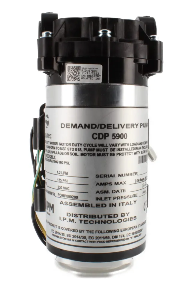 Aquatec CDP5900 Pompa a Membrana 8 mm per Osmosi 5/16"