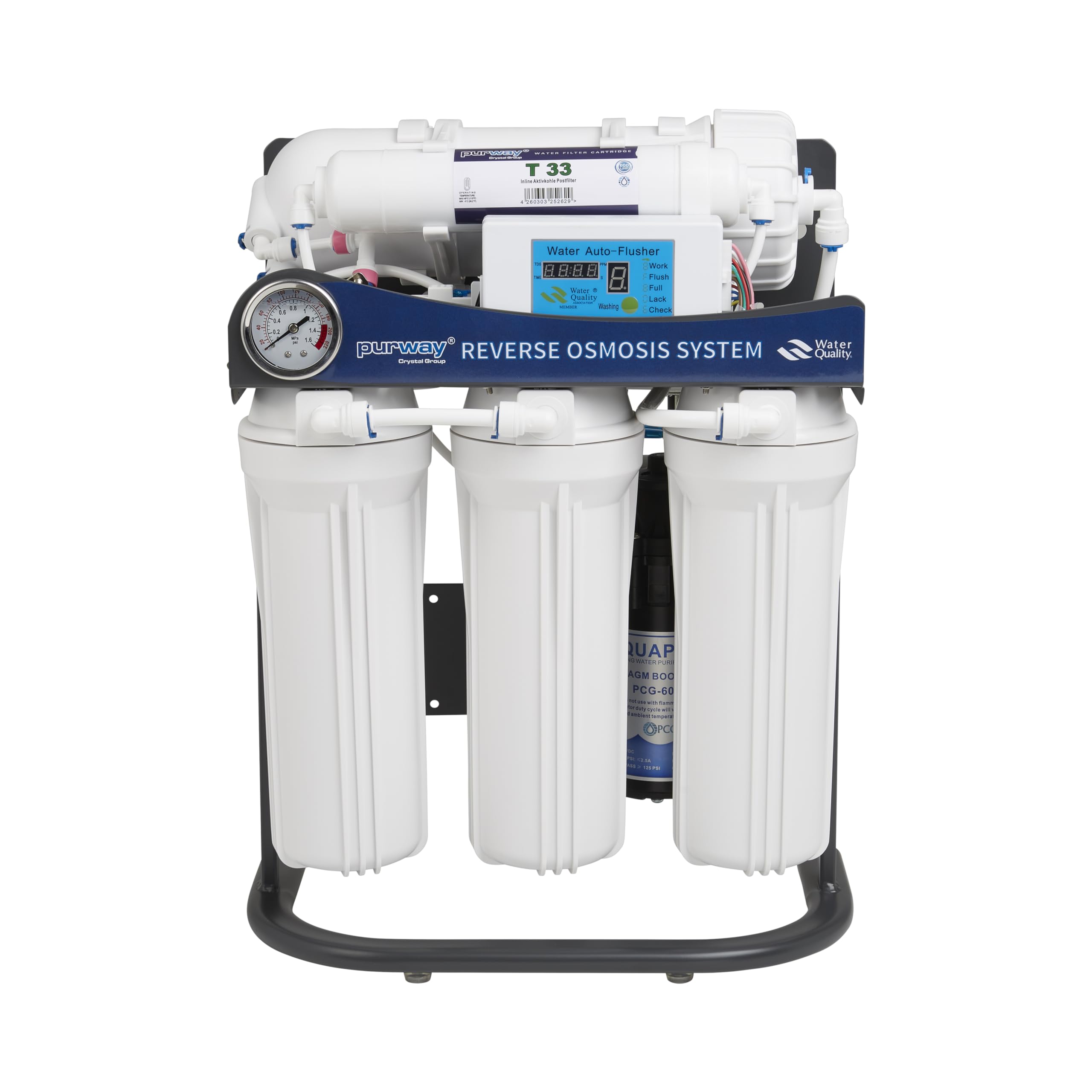 Purway Crystal Booster 600 GPD Impianto Osmosi Inversa + Filtri