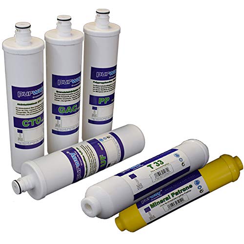 AB Group PUR Booster Quick 7 set filtri ricambio 6 pezzi