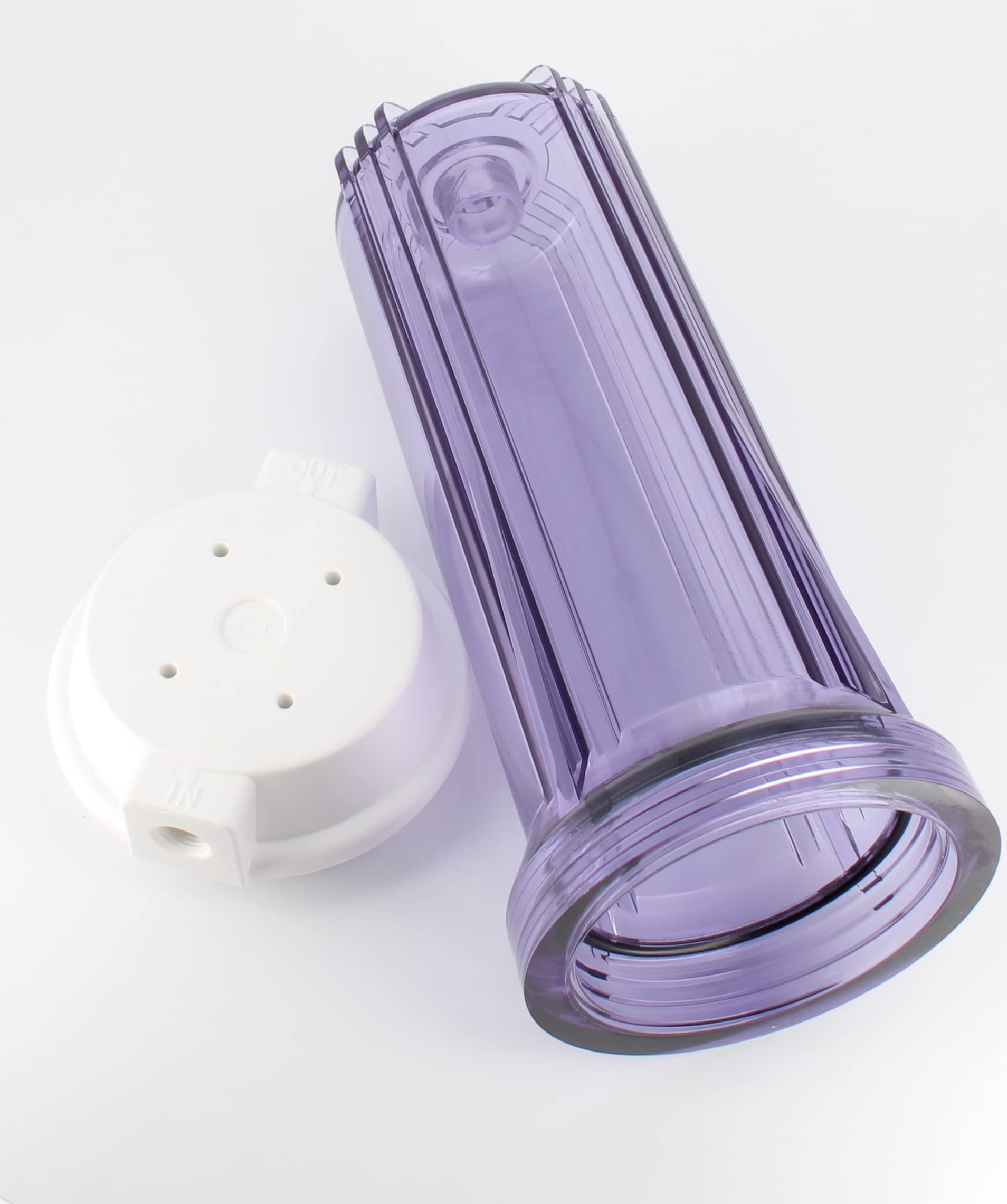 Bellerofonte Tazza 10" portafiltro acqua 1/4" trasparente