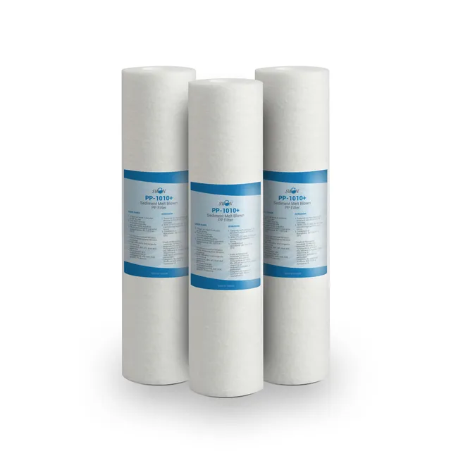 Bellerofonte Filtro sedimenti 10" 10 micron polipropilene 3 pezzi