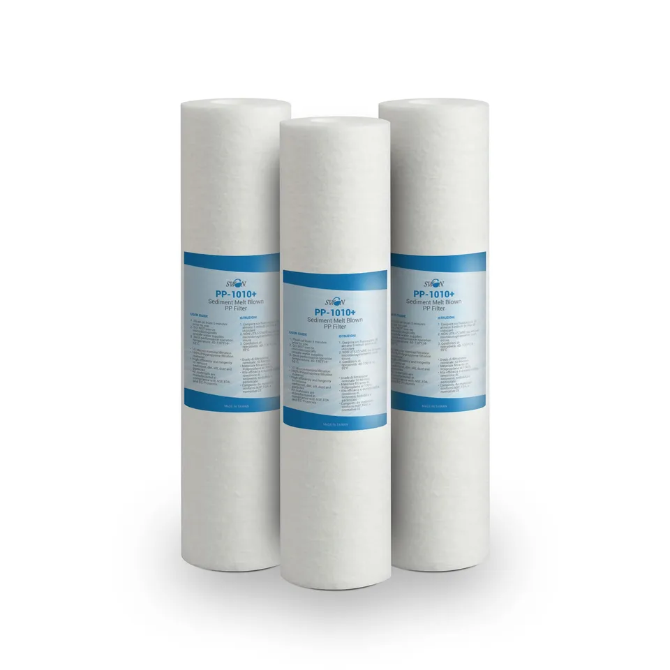 Bellerofonte Filtro sedimenti 10" 10 micron polipropilene 3 pezzi