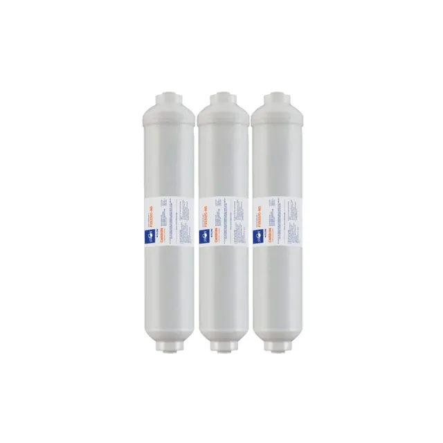 Bellerofonte Filtro In Linea Carbone Argentizzato 10 Pollici 3 pz